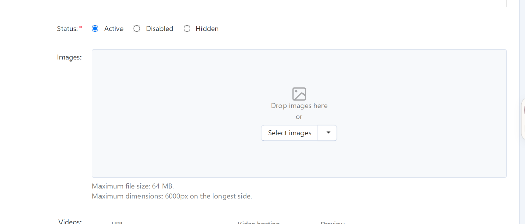 Add Images Button