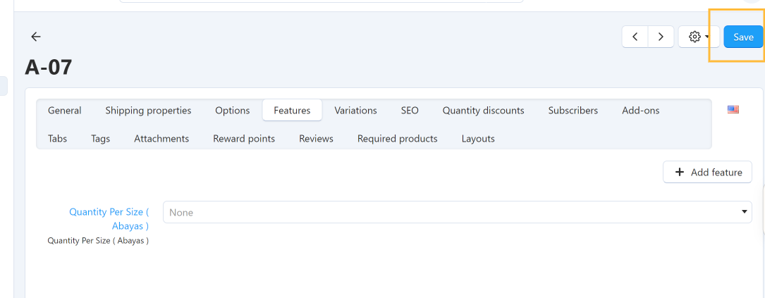 Verify Feature on Storefront