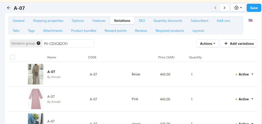 Add Feature Values