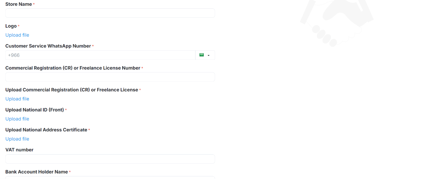 Store InformationForm