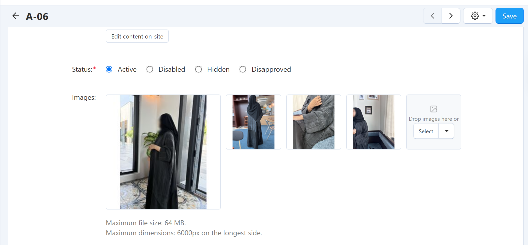 Images Section